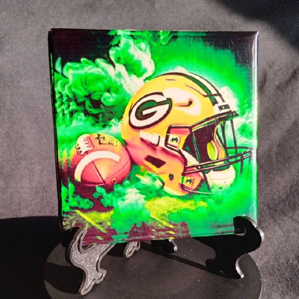 Hand Crafted Green Bay Packers Art